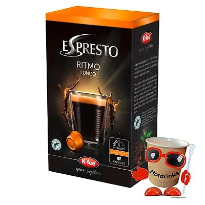 K-Fee Pods - Espresto 'Ritmo' Coffee Capsules - Boxes Of 16 Or Outers Of 96! • £8.95