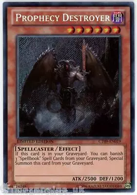 CT09-EN019 Prophecy Destroyer Secret Rare Limited Edition Mint YuGiOh Card • £0.99