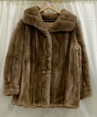 Grandella Ll Women Light Brown Faux Fur Coat • $9.99