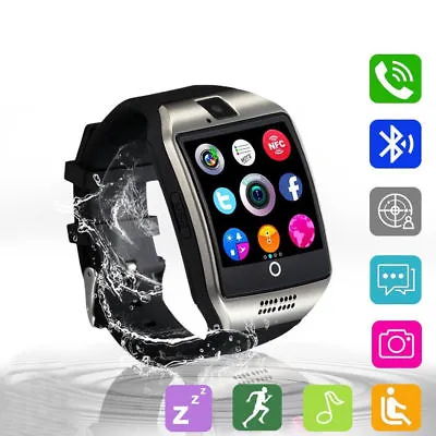 Q18 Touch Screen Smart Watch&Wrist Bluetooth SIM Card Camera For Android IOS(US) • $100