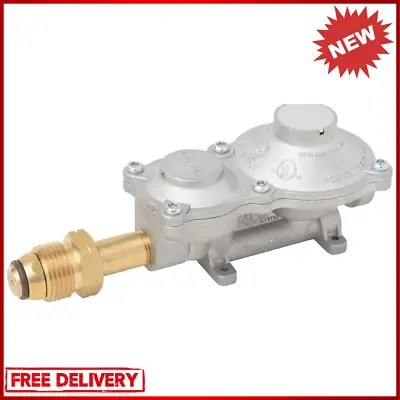 2 Stage Propane LP Horizontal Super Compact Regulator With POL For 100lb Tank • $28.40