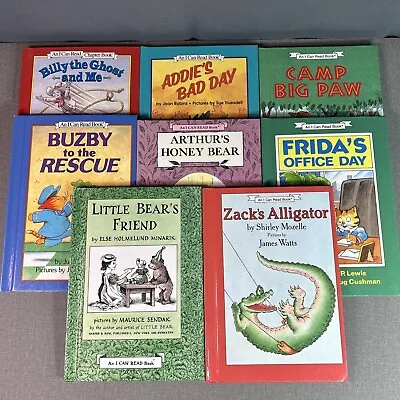 I Can Read Books Lot 8 Hardcover Books ~ Zack Buzby Arthur Frida Addie Billy • $18.82
