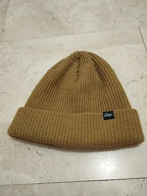 Obey Brown Beanie Hat • £8.99