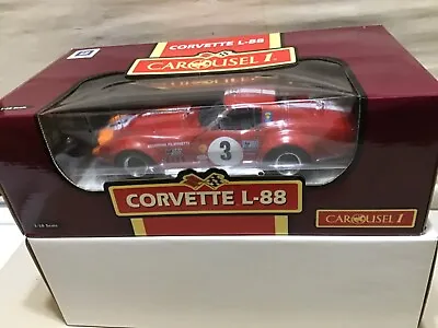 CORVETTE #3 MAGLIOLI / GREDER LeMANS 1968 L-88 427 DIECAST CAROUSEL 1 GM  #4606 • $274.99