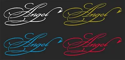 Angel  Car Window Decal.2 For 1 Price..pick Your Size And Color .... • $8.99