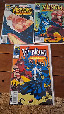 Venom The Madness #1 2 3 Complete Series Set 1993 Marvel Comics Juggernaut 1-3 • $15