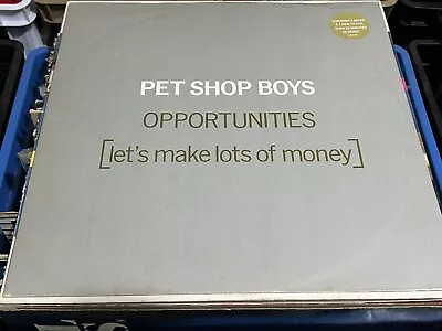 PET SHOP BOYS 12  OPPORTUNITIES Let's Make Lots Of Money • $14.99