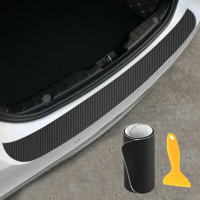 Car Carbon Fiber Rear Bumper Edge Protector Corner Sticker Accessories • $6.96
