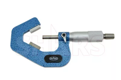 $124.95 • Buy SHARS 0.8-1.4  60 Degree 3 Flure V-Anvil Micrometer Accuracy .0002  NEW P}