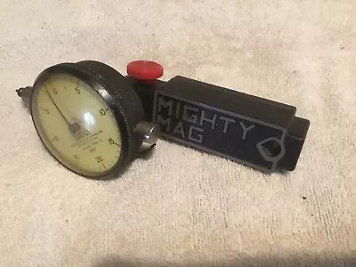 Vintage Federal Full Jeweled  Dial Indicator Model A6Q-2 With Mighty Mag Support • $35