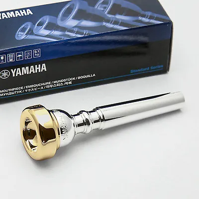 Yamaha Standard 14B4 24K Gold Rim & Cup Trumpet Mouthpiece NEW! • $113.38