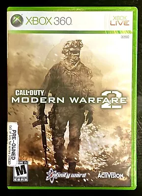 CALL OF DUTY: MODERN WARFARE 2: XBOX 360 (2009). Game Case & Manual. Complete!! • $8