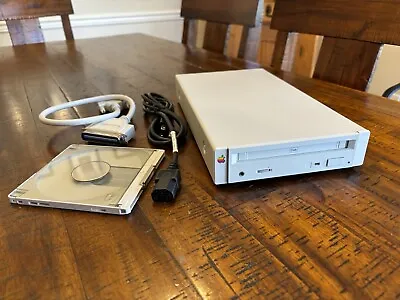 AppleCD 150 External SCSI CD-ROM Drive For Macintosh Recapped & Working + Caddy • $269.99