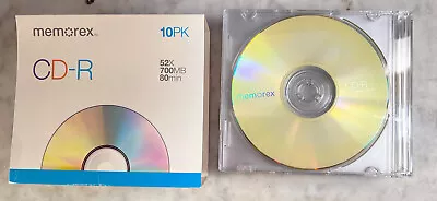 Lot Of 7 Memorex CD-R For Media And Music - 52X 700MB 80-Minute Brand New • $3