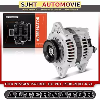 Alternator W/ 2-Pin For Nissan Patrol GU Y61 TY61 1998-2007 4.2L TD42 TD42T 110A • $200.99