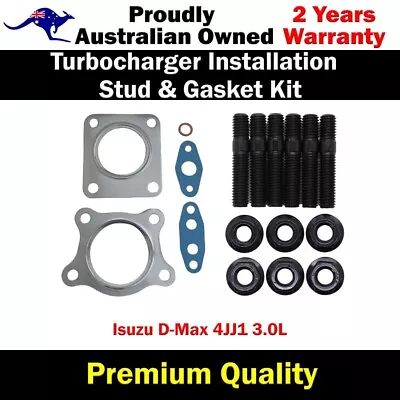 Turbo Charger Installation Stud Gasket Kit For Isuzu D-Max 4JJ1 3.0L • $61