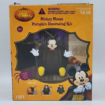 Mickey Mouse Halloween Push-in Pumpkin Decorating Kit By Disney NEW • $9.50