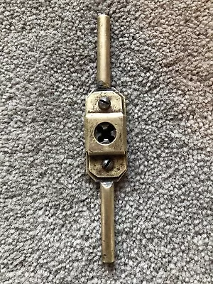 Vintage/Antique Jeweler's Brass Die Holder 4 1/8  OAL With 12 24 Die • $20