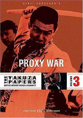 The Yakuza Papers: Vol.3 - Proxy War (DVD) Bunta Sugawara Akira Kobayashi NEW • $12.20
