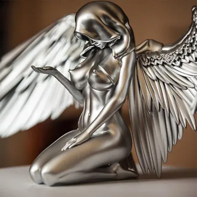 £9.66 • Buy Angel Wings Resin Crafts Statue Ornaments Desktop Figurine Sculpture Home Decor