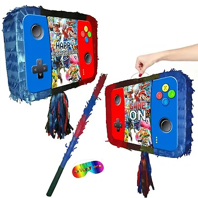 Big Console Piñata Controller Party Smash Switch Birthday Game Mario Gear Remote • $20.02