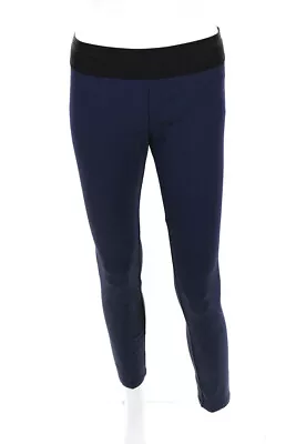 BCBG Max Azria Womens Mason High Waist Leggings Pants Navy Blue Size Medium • $42.69