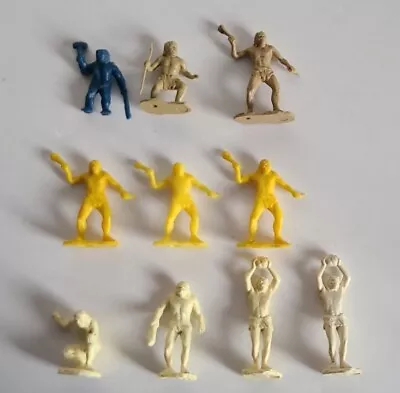 10 Marx Vintage Cavemen Figures Multi-Colored  • $25