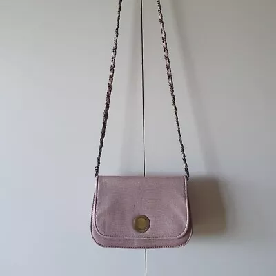 Oroton Clutch With Shoulder Chain Leather Handbag - Pink • $50