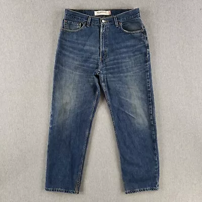 Vintage Levi's 550 Relaxed Fit 36x32 Blue Jeans Classic Denim Work Pants Stone • $14.05