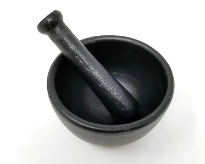 Cast Iron 3.5 D Mortar And Pestle NEW For Grind Herbs And Burn Incense MP2 • $26.88