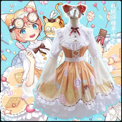 Game Identity V Cosplay Costume Lolita Princess JK Halloween Dress Up Full Set • $105.57