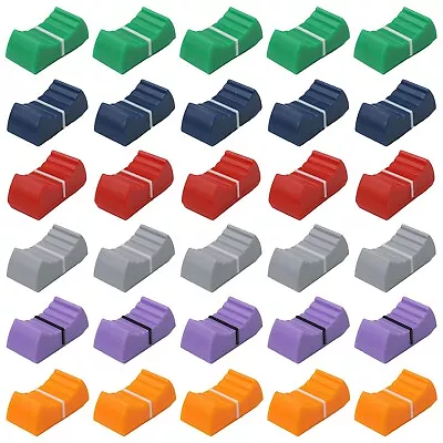 Knob Zone Pack Of 30 8mm Mixed Colour Fader Caps / Slider Audio Mixer Knobs • £9.99