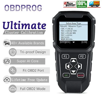 OBDPROG MT401 OBD Cluster Calibration Reset Car Programmer Scanner Correction • $289