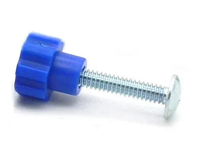 Pet Carrier / Kennel Replacement Plastic Nut - Metal Bolt Fasteners - BLUE-16pk • £11.17