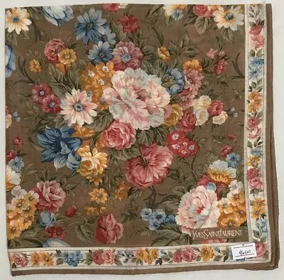 YSL Floral Handkerchief - 08 • £15