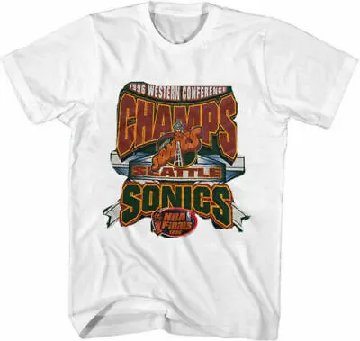 Vintage Seattle Supersonics World Champions 1995 T-shirt NBA Basketball • $13.95