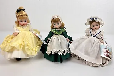 Lot Of 3 Madame Alexander 8” Dolls Little Woman Betsy Ross Ireland  • $30