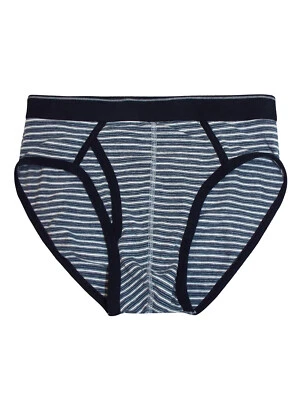 £5.50 • Buy Ex-M & S Cool & Fresh Grey Striped Cotton-Rich Mens Briefs - 2-Pack - BNWOT