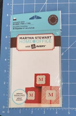 Martha Stewart Home Office Removable Labels  36 Qty #72473 • $6.99