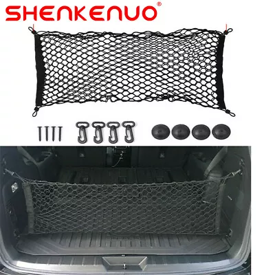 Envelope Style Trunk Cargo Net Storage Organizer Universal Bag Hook For Car Rear • $10.66