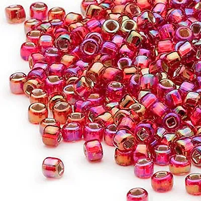 200 Rainbow Silver Lined Matsuno 6/0 Glass Seed Beads Spacer Beads • $1.99