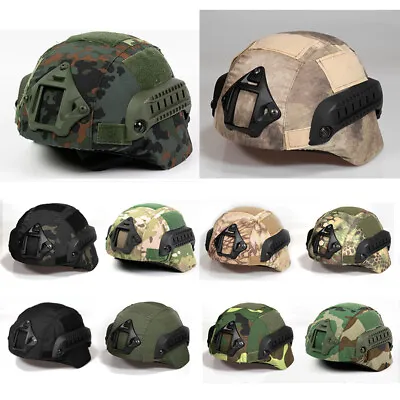 Paintball Camouflage Helmet Cover Cloth For MICH2000 Tactical Military Helmet • $11.95