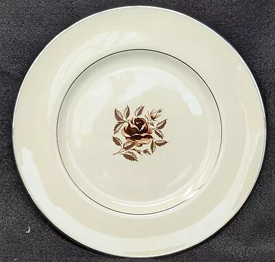 Vtg Flintridge China Desert Rose Lunch Salad Plates 8.5  USA Set Of Five (5) • $18.95