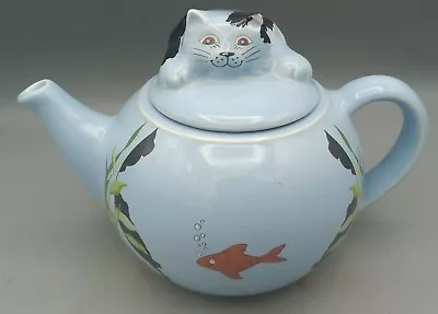 Wade England Whimsical Teapots Feline Collection Cat On Fish Bowl Judith Wootton • £4.99