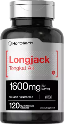  Longjack 1600 Mg | 120 Capsules | Longifolia Root Extract | By Horbaach • $9.19