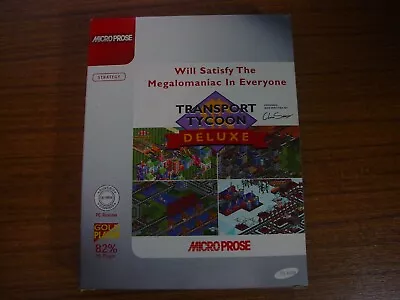Transport Tycoon Deluxe CD ROM In Box Windows 95 • $30