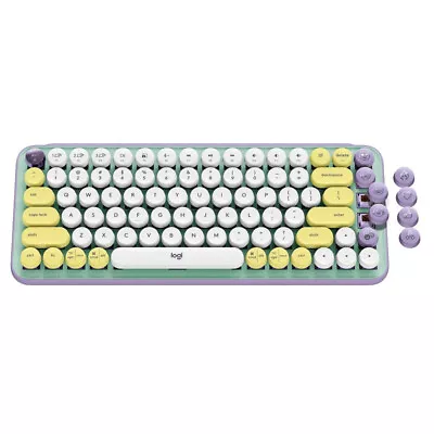 Logitech POP Keys Wireless Mechanical Keyboard With Emoji Keys - Daydream Mint • $95