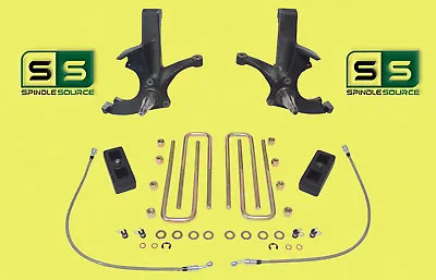 4.5 /2  Lift Spindles lift Blocks W/o.l. Fits 88-00 Chevy C2500/c3500 2wd 8 Lug • $602.71