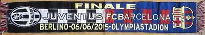 2015 Juventus - Barcelona Champions League Final 06/06/2015 Football Scarf • £9.99