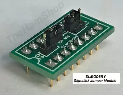 SIGNALINK SLMOD8RY Plug/Play Jumper Module For Yaesu 8 Pin Round Microphone  • $17.95